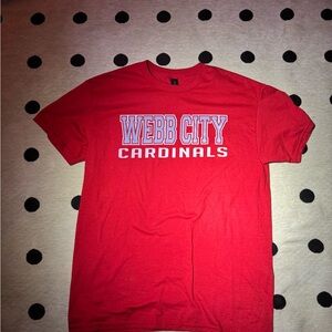 Gildan Red Webb City Cardinals Tee